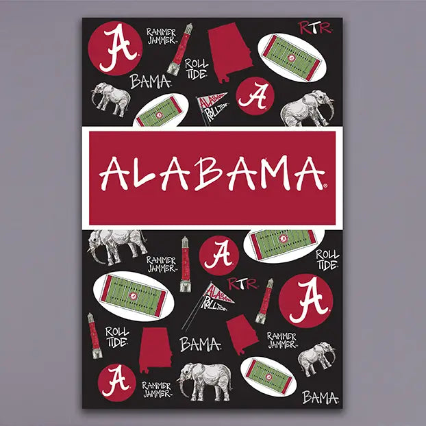 Alabama Icon Garden Flag
