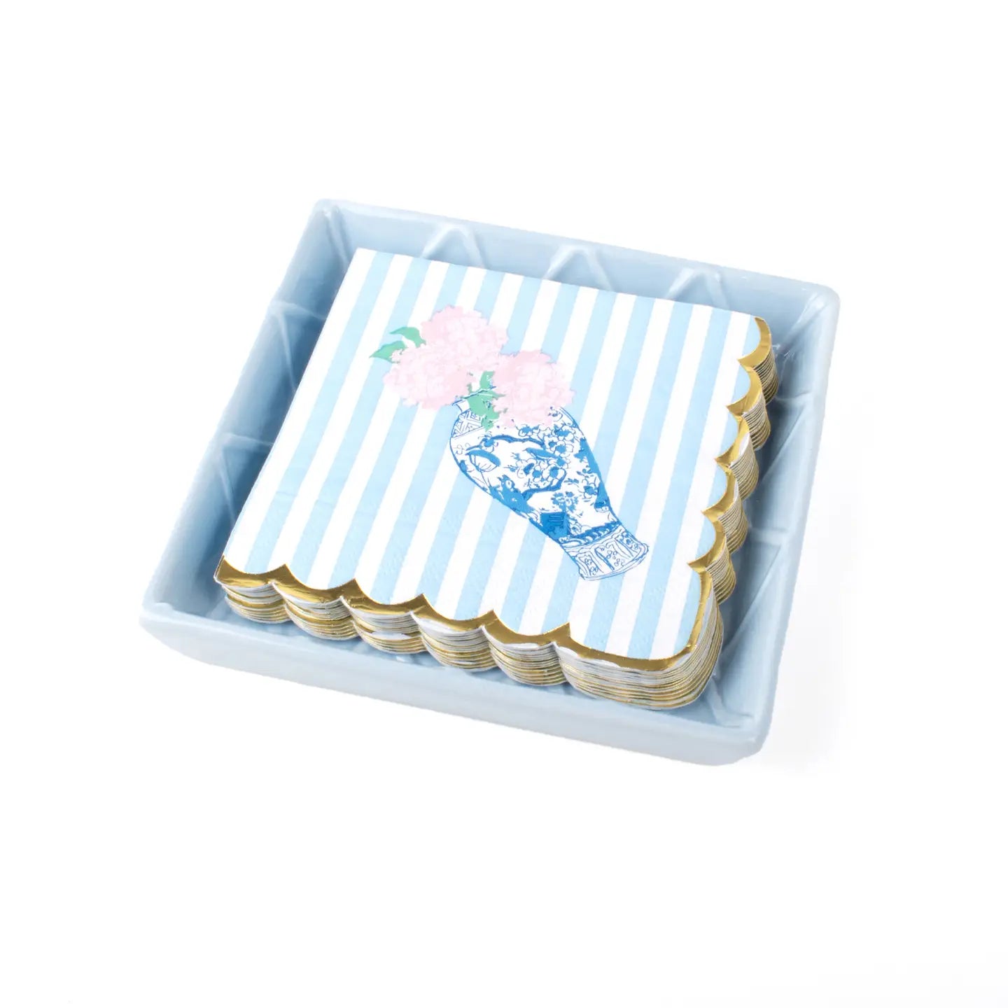 Light Blue Napkin Tray