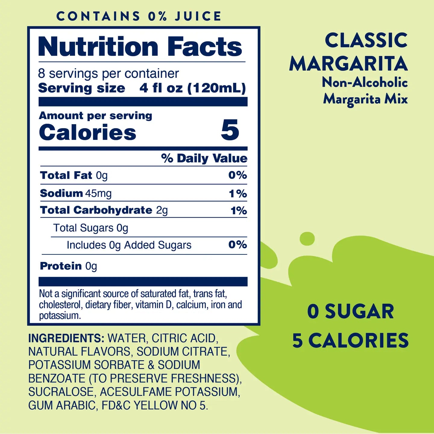 Sugar Free Margarita Mixer