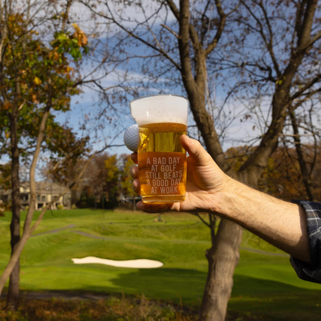 Work Golf Ball Glass