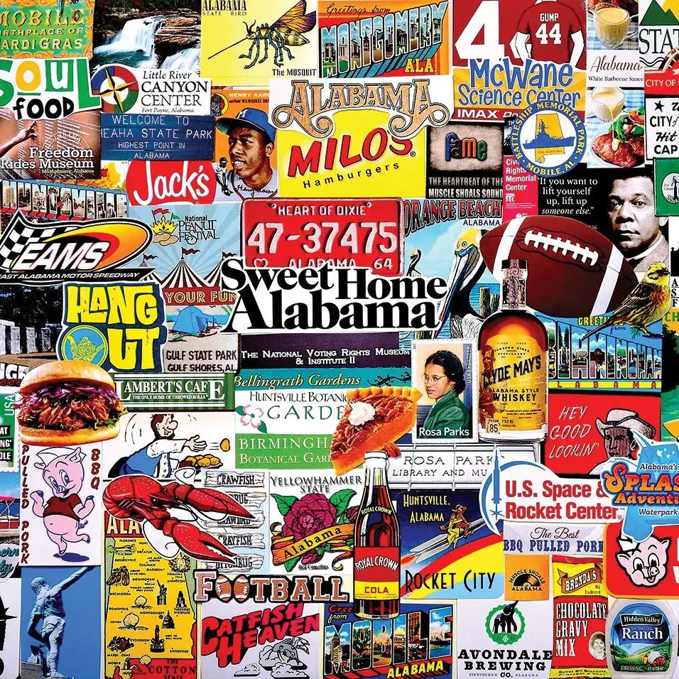 I Love Alabama Puzzle