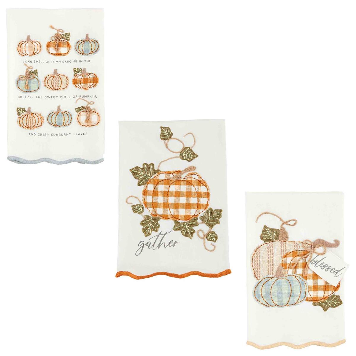 Gather Scallop Towels | Autumn Dancing