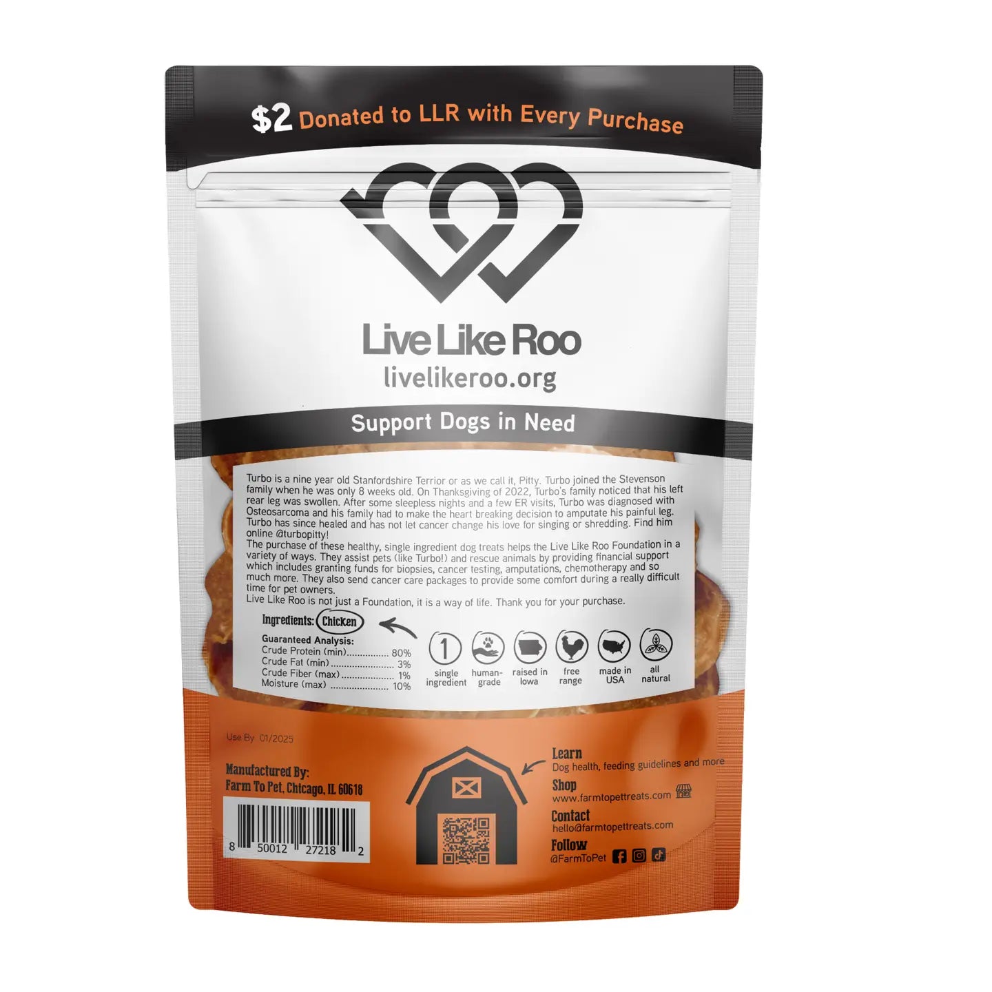 Live Like Roo Chicken Dog Treats