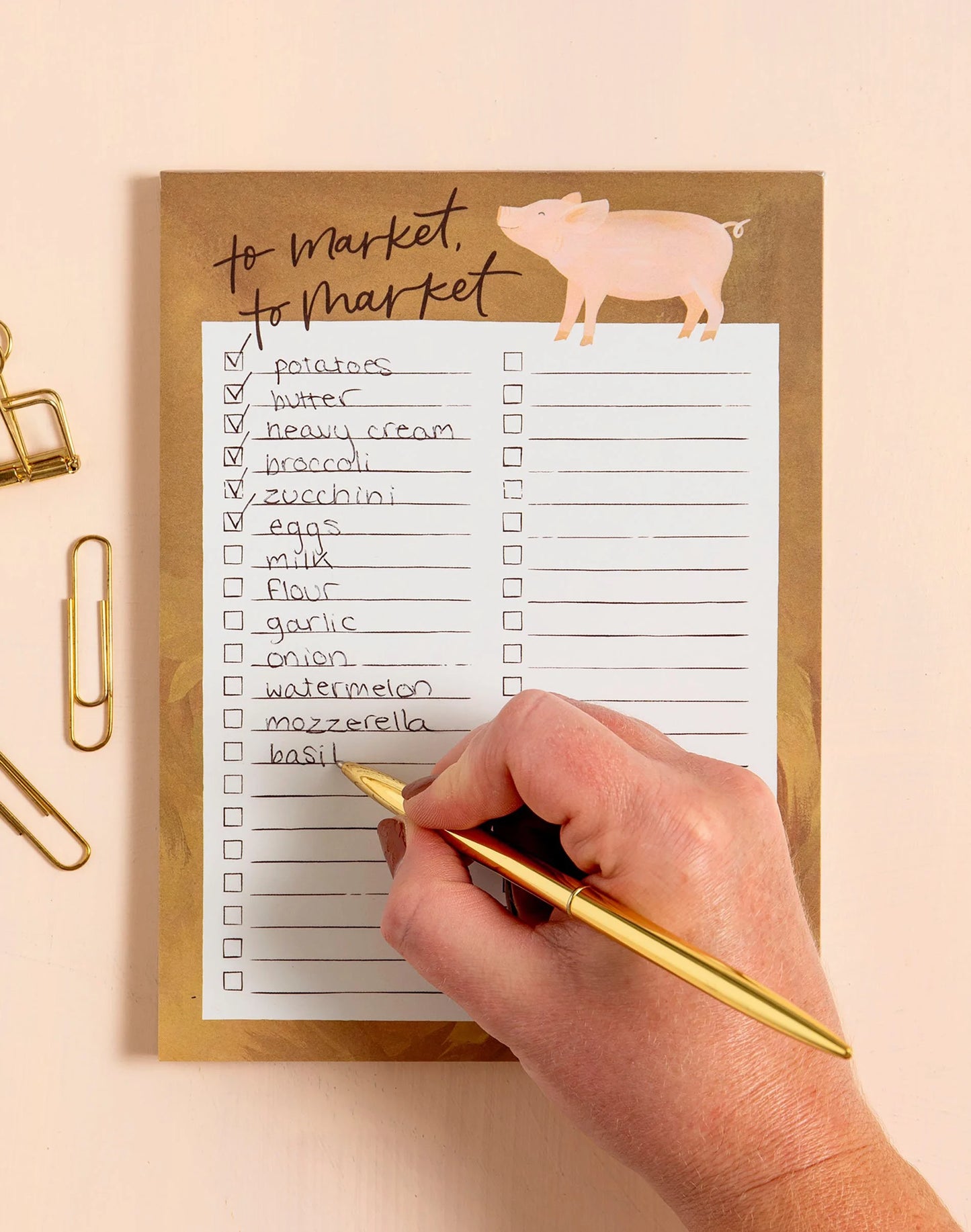 To Market Pig Notepad