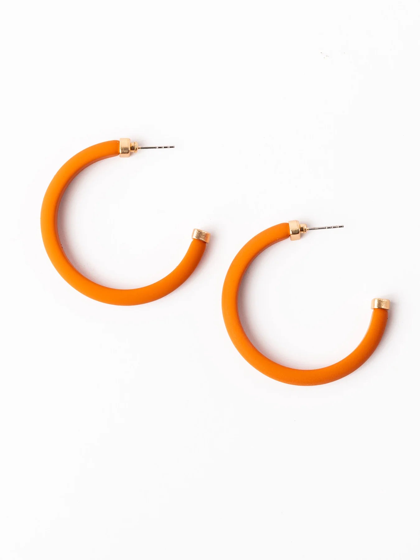Amanda Earrings | Large Orange