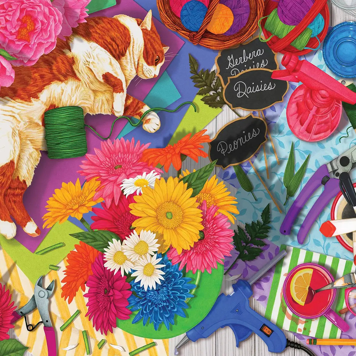 Flower Shop Feline Puzzle