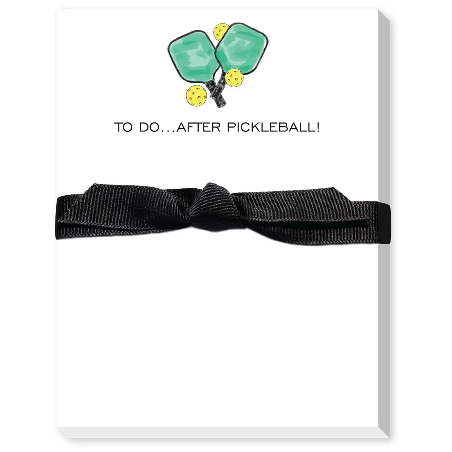 To Do After Pickleball Notepad