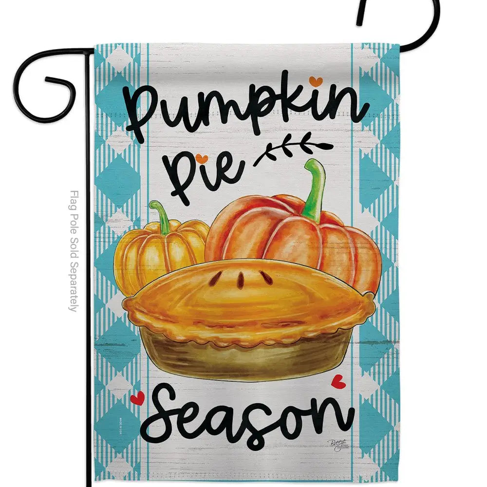 Pumpkin Pie Season Garden Flag