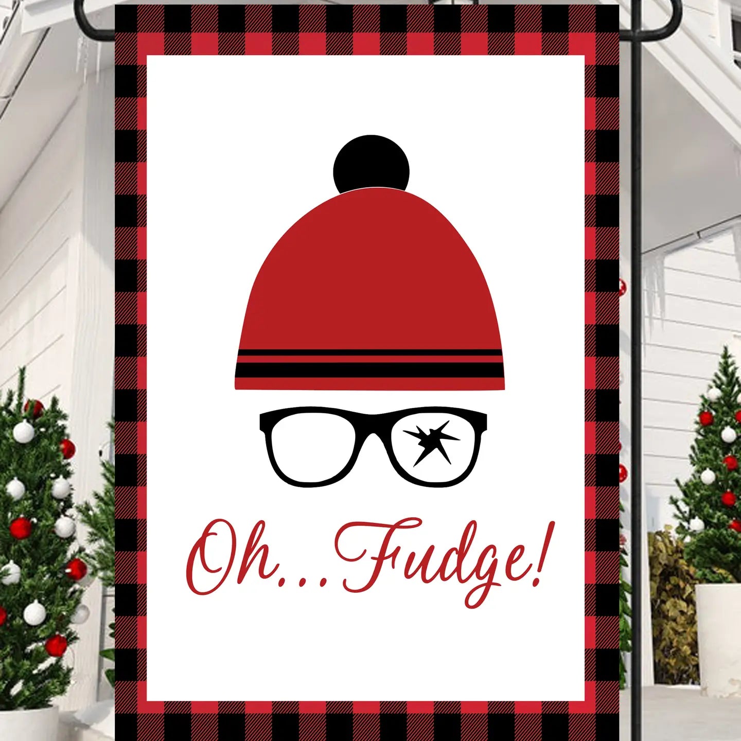 Oh, Fudge! Garden Flag