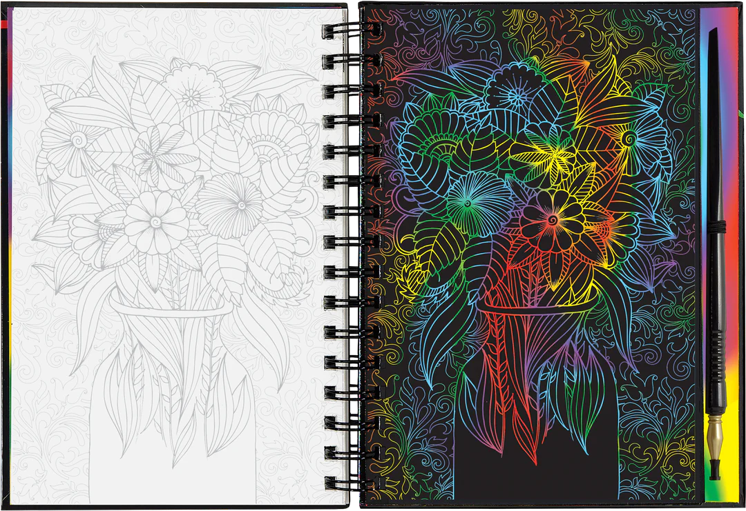 Extreme Flowers Scratch & Sketch