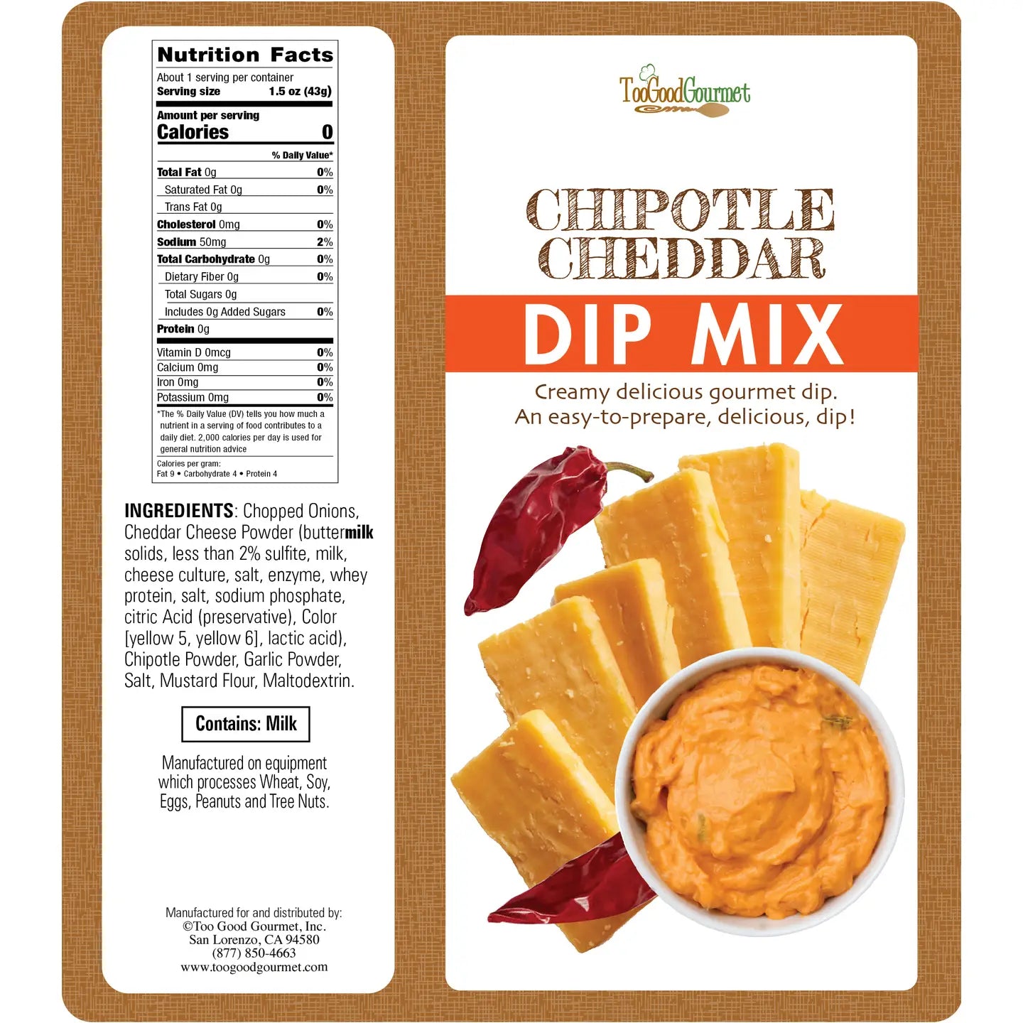 Chipotle Cheddar BBQ Dip Mix