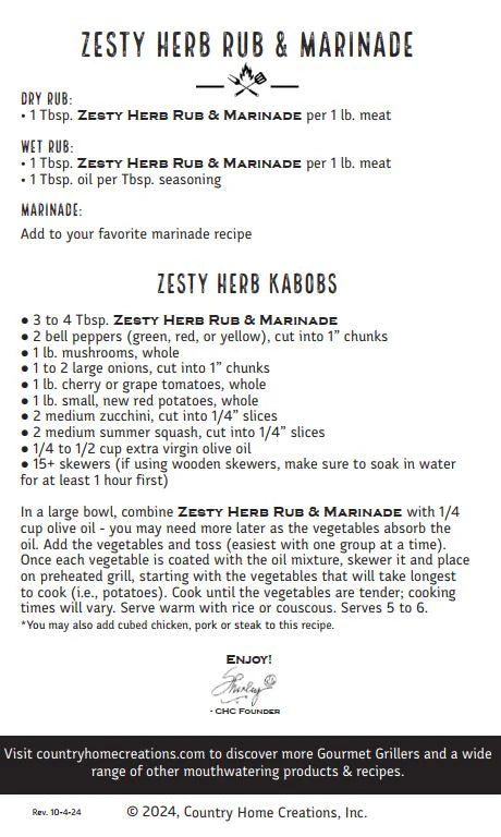 Zesty Herb Rub & Marinade