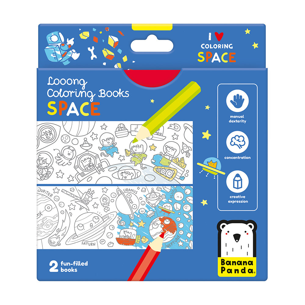 Looong Coloring Books | Space
