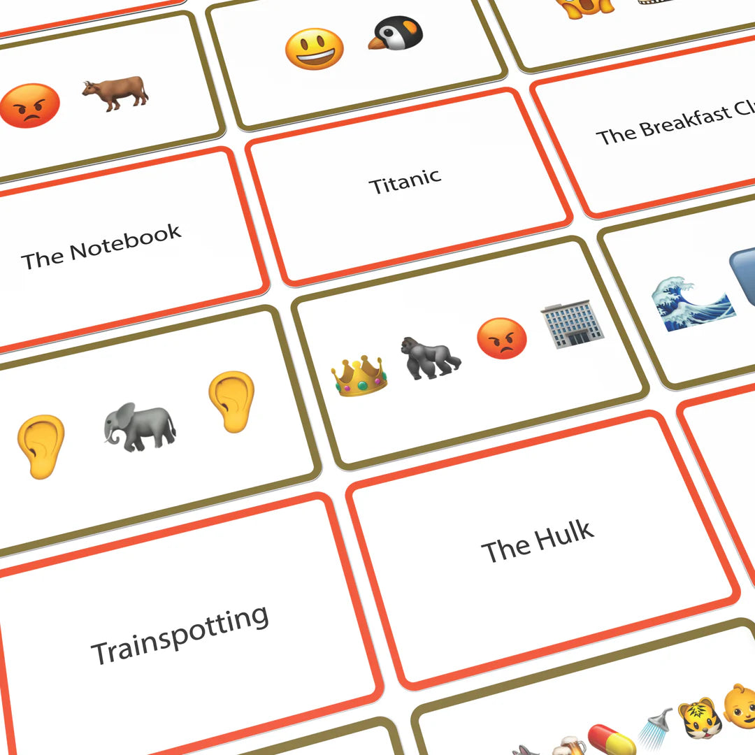 Name the Emoticon Movie Edition Card Game