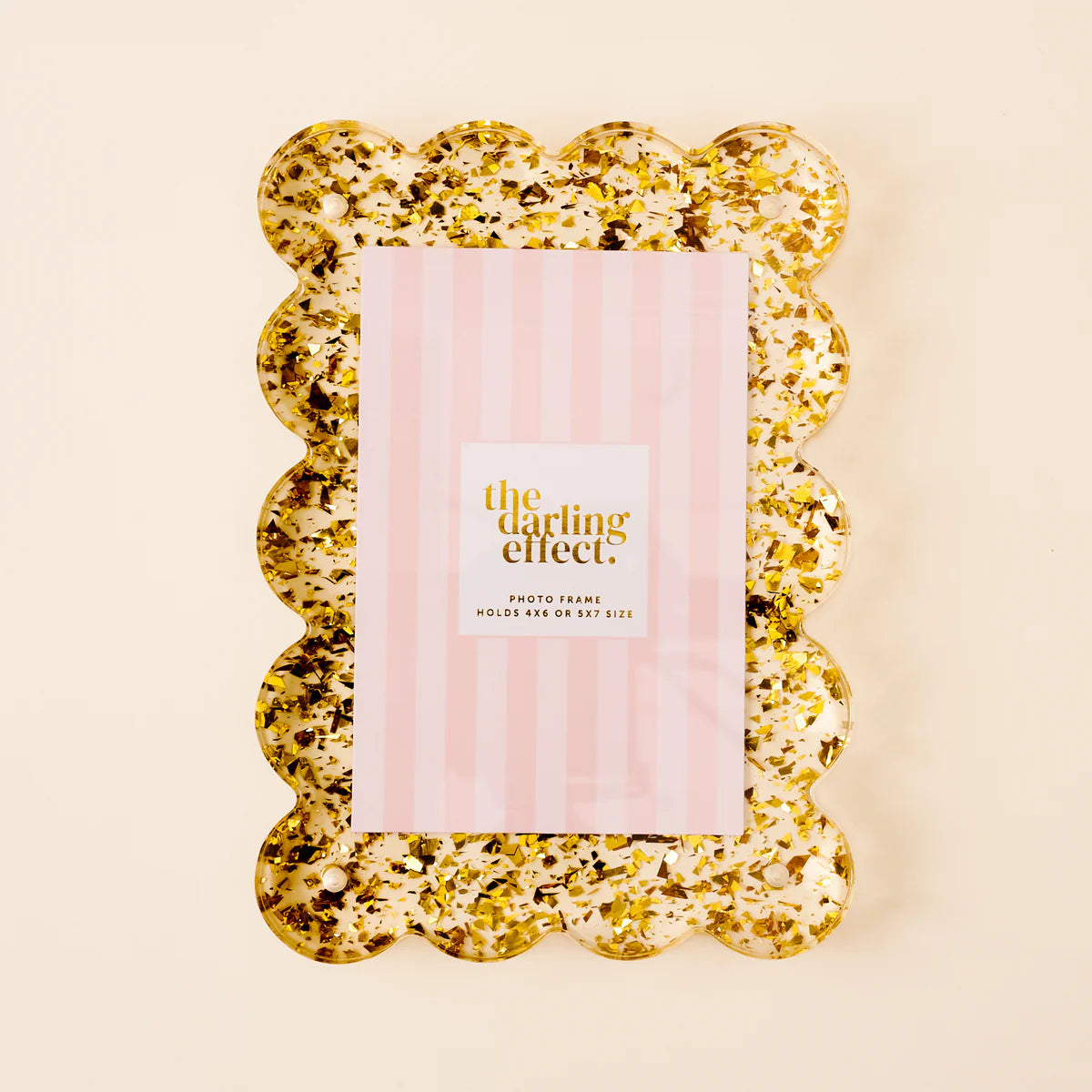 Confetti Gold Mini Magnet Frame