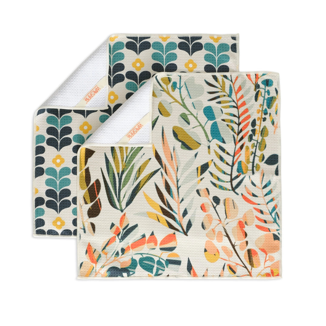 Colorful Leaves Towel Set