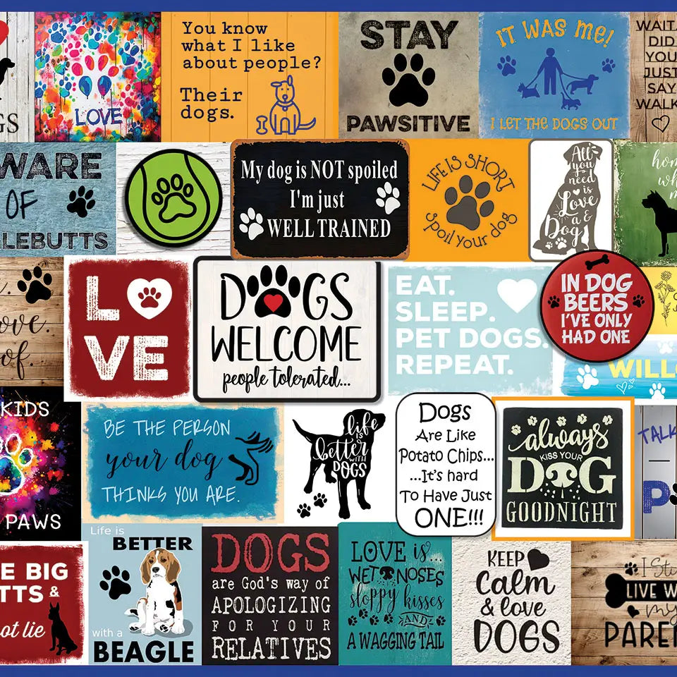 I Love Dogs Puzzle