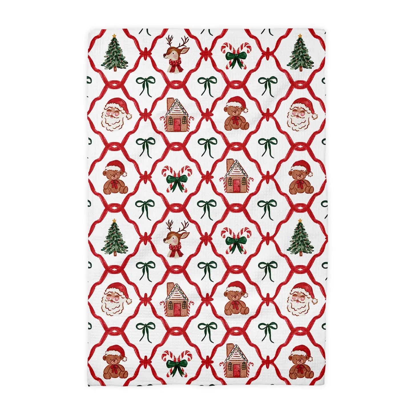 Christmas Bow Kitchen Towel