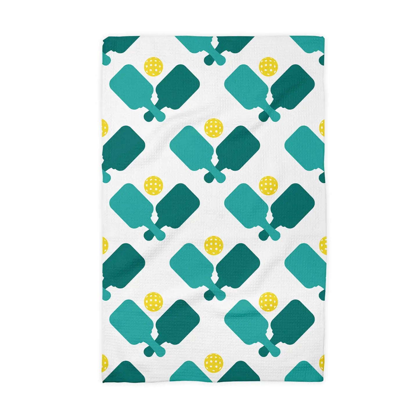 Green Pickleball Kitchen Towel