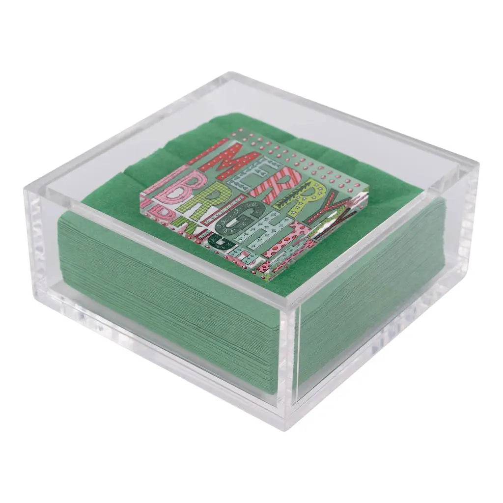 Merry & Bright Napkin Weight