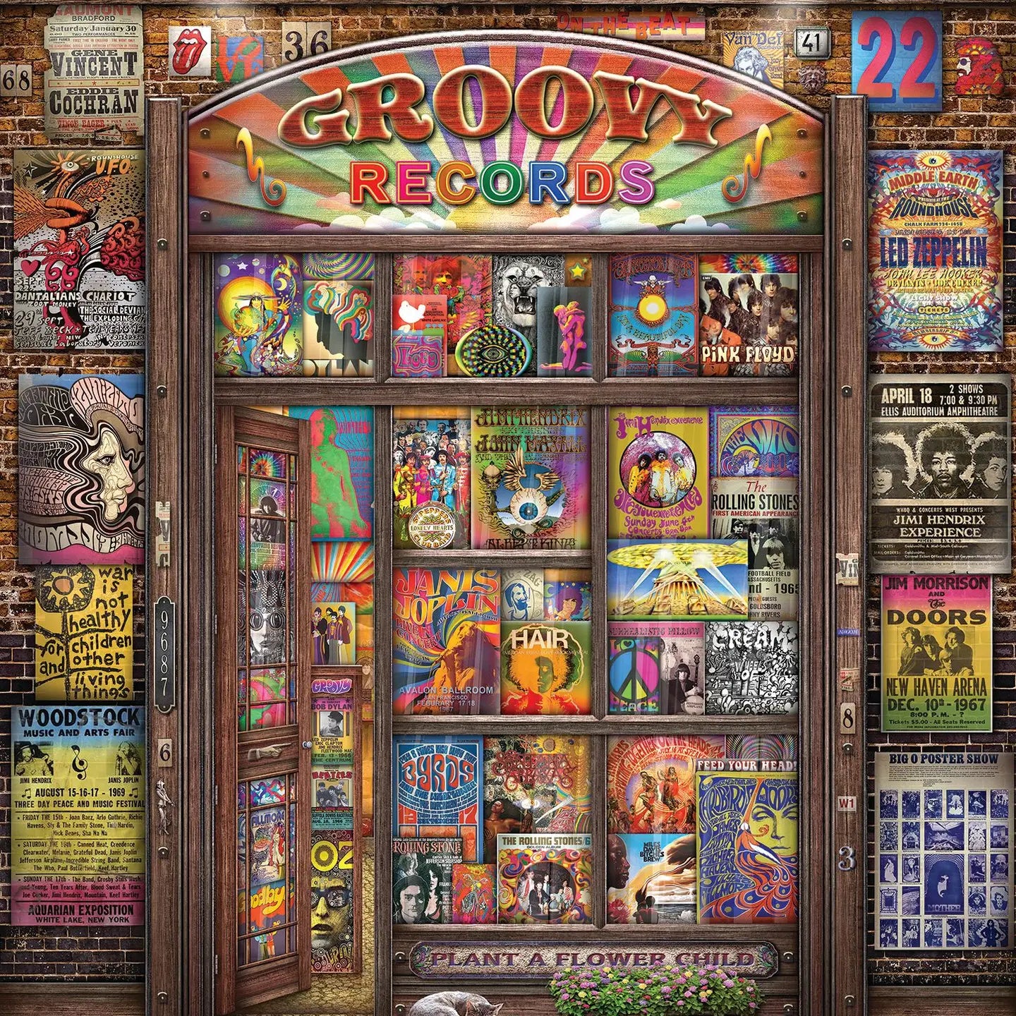 Groovy Records Puzzle