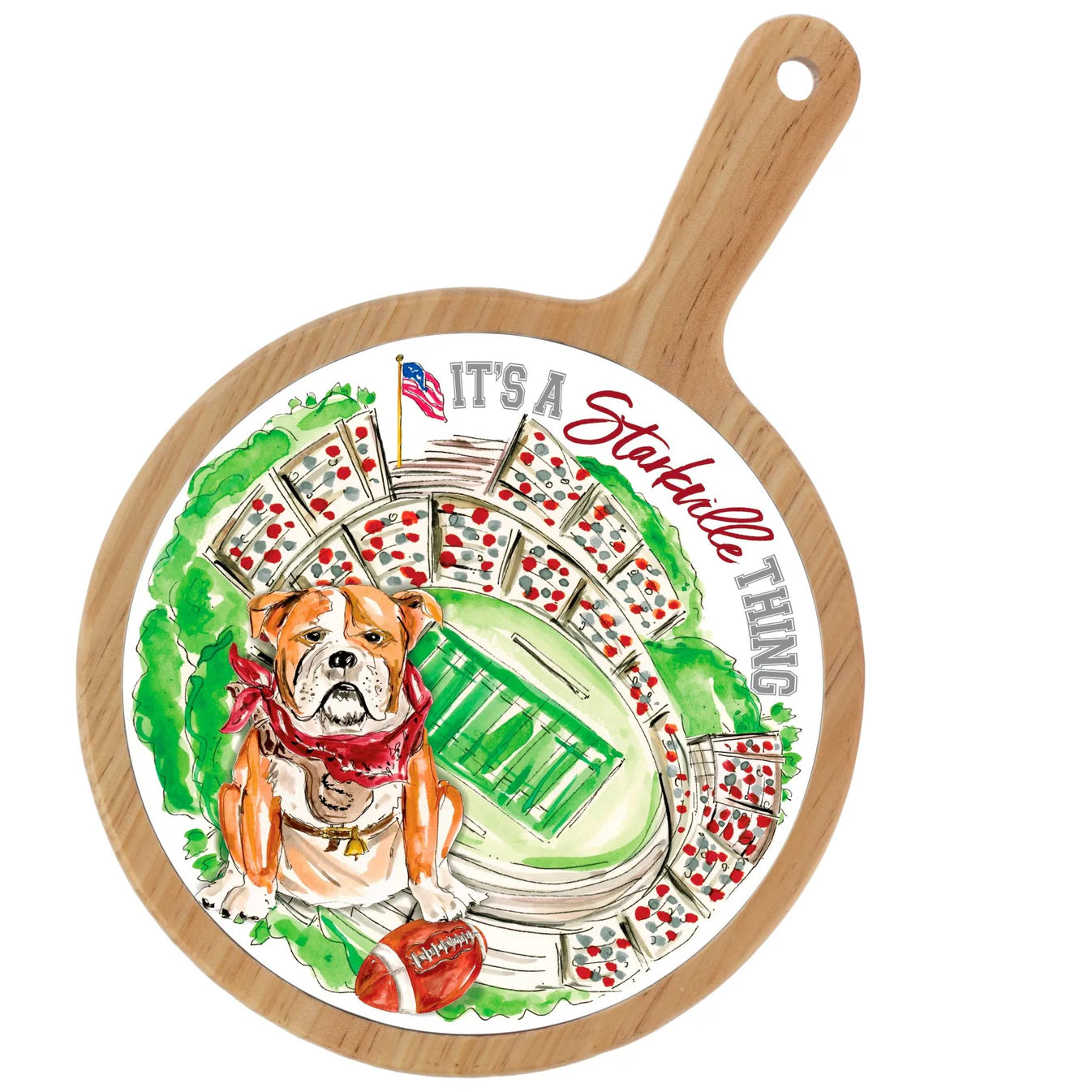 Mississippi State Bulldog Stadium Cheeseboard