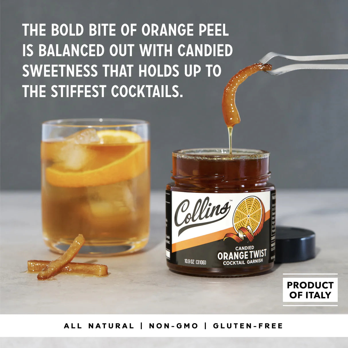 Candied Orange Twist in Syrup 10.9oz