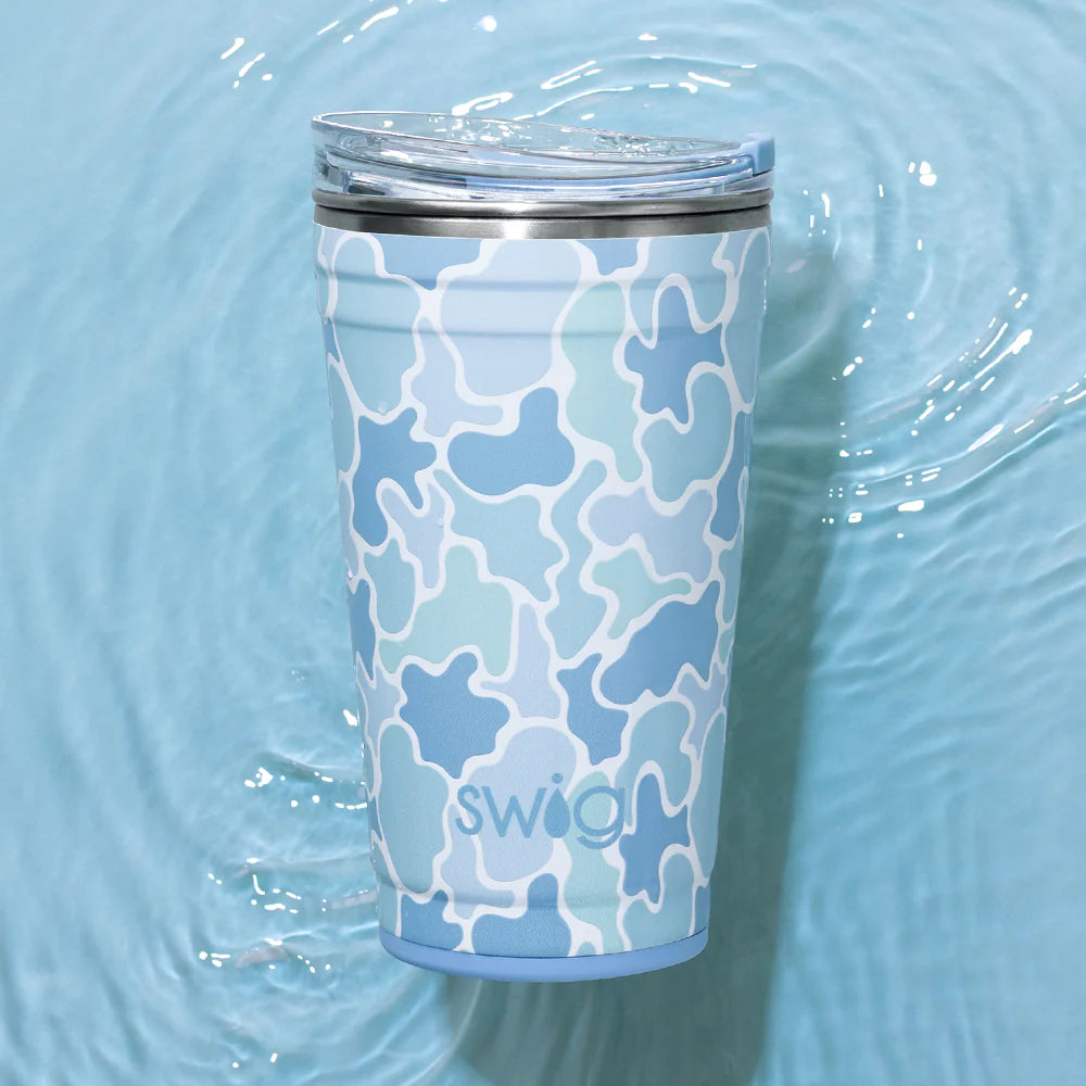 Saltwater Camo Party Cup 24oz