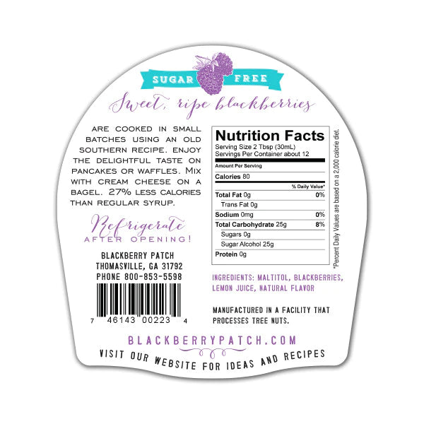 Sugar Free Blackberry Syrup