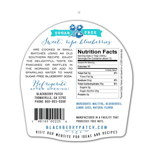 Sugar Free Blueberry Syrup