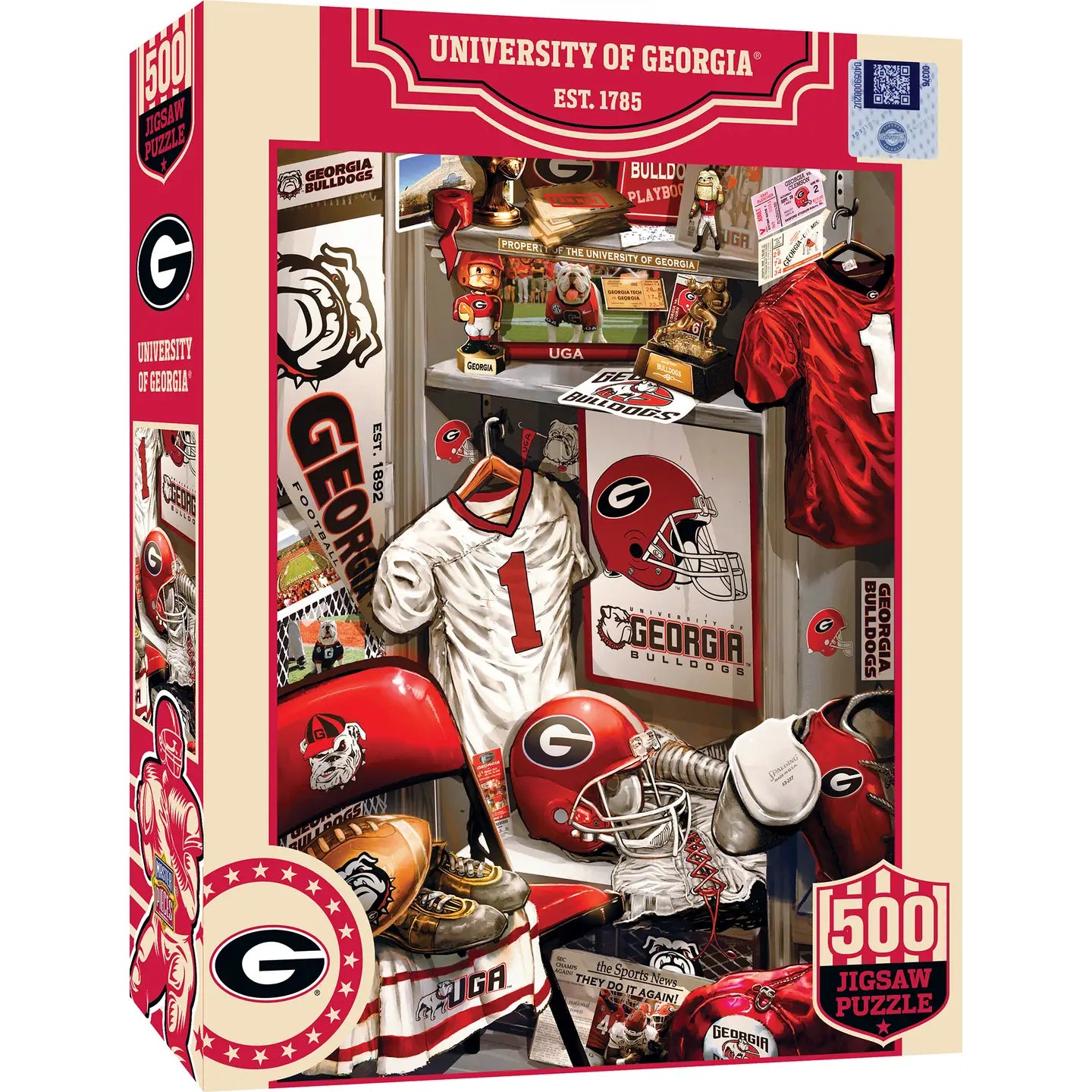 Georgia Bulldogs Locker Room Puzzle