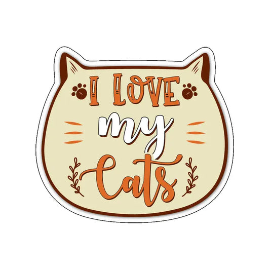 I Love My Cats | Sticker