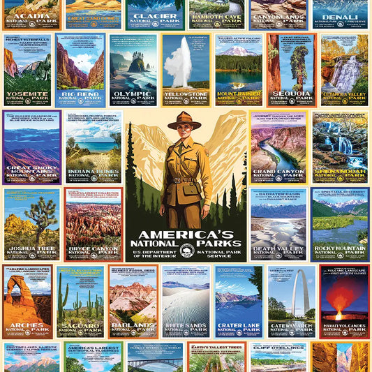 National Park Posters Puzzle