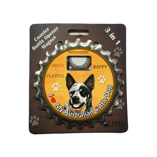 Australian Cattle Dog | 3 in 1 Magnetic Coaster