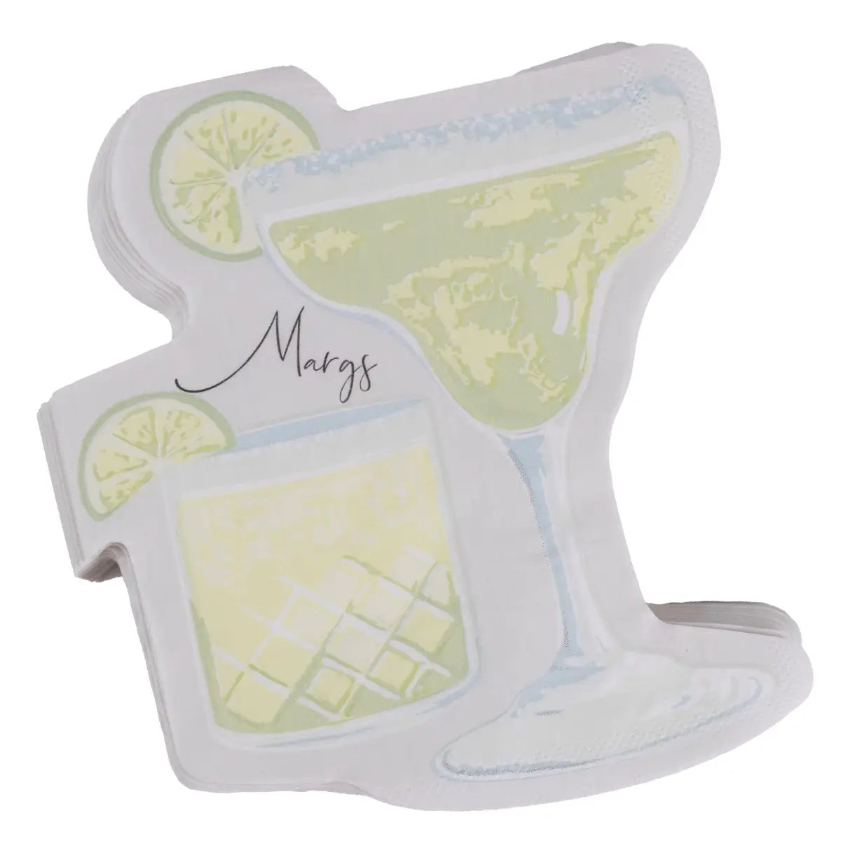 Margs Shaped Cocktail Napkins