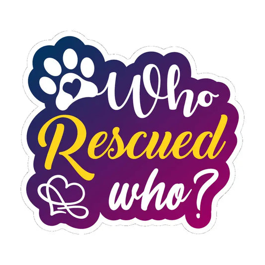 Who Rescued Who | Sticker