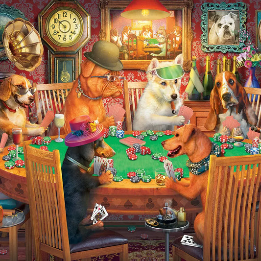 Poker Dogs Puzzle