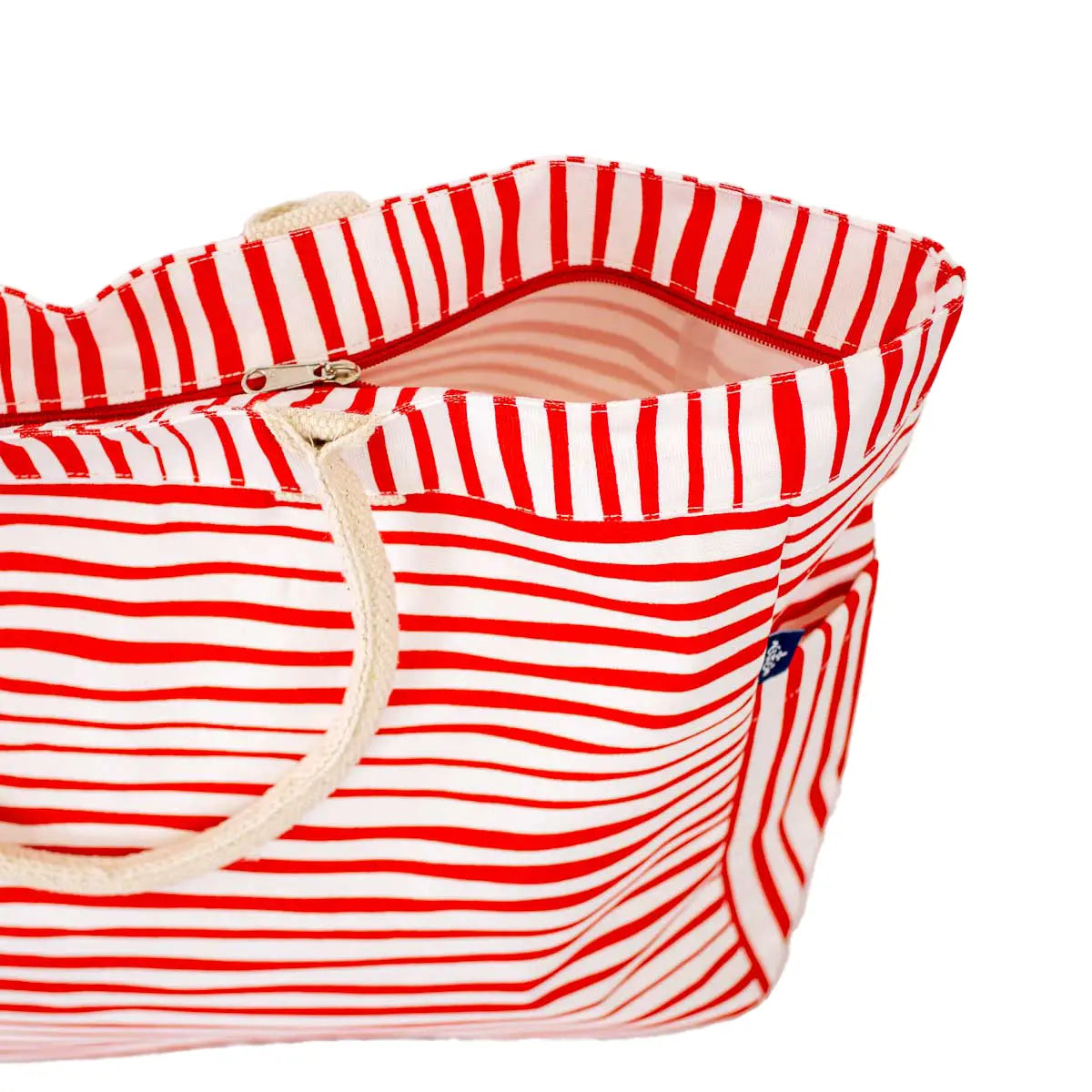 Durham Tote | Red & White