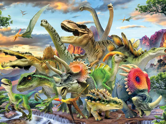 Dinosaurs Puzzle 24X18