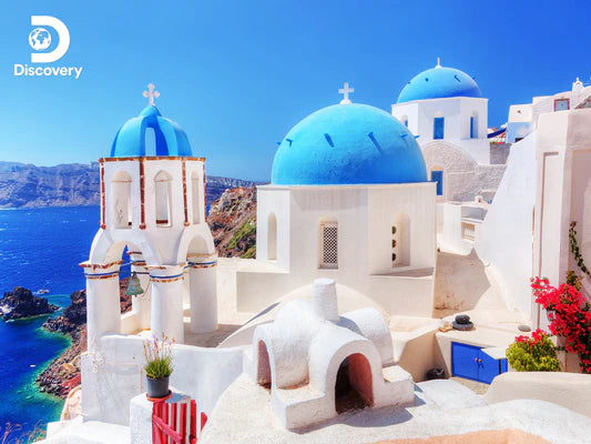 Santorini Greece Puzzle 24X18