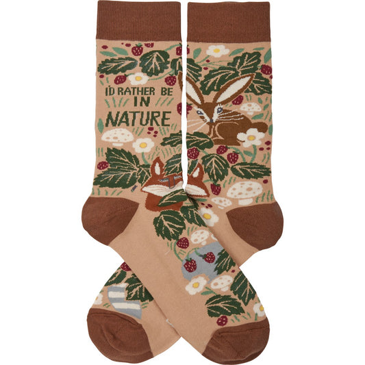 Rather Be In Nature Socks