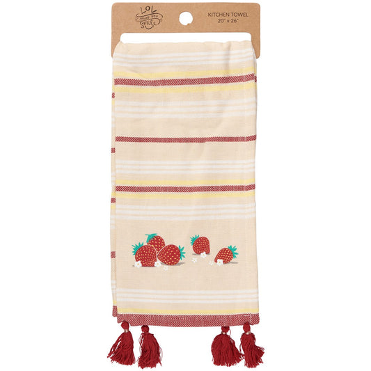 Strawberries Kitchen Towel