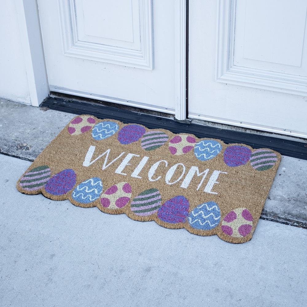 Easter Egg Welcome Doormat