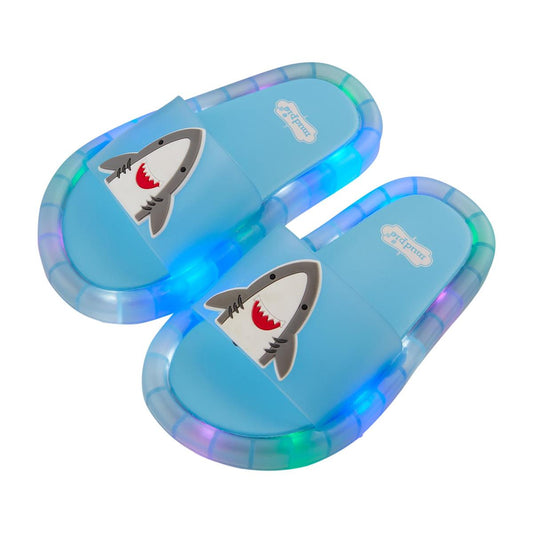 Shark Light Up Smiley Sandals