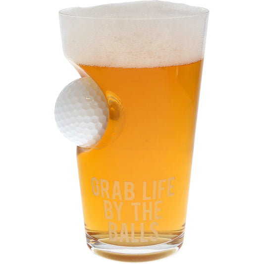 Life Golf Ball Glass