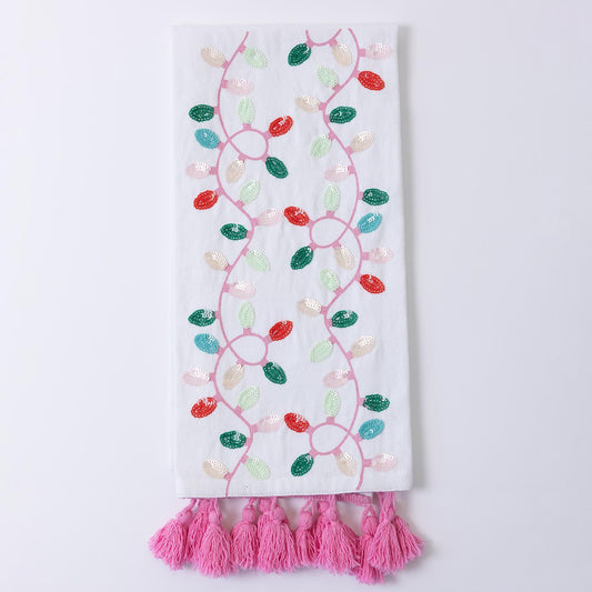 Lights Tea Towel