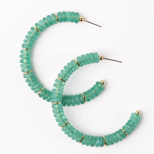 Olivia Earrings | Aqua