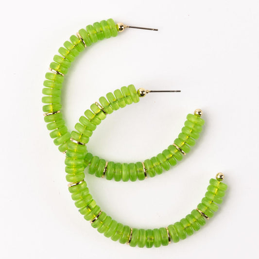 Olivia Earrings | Lime