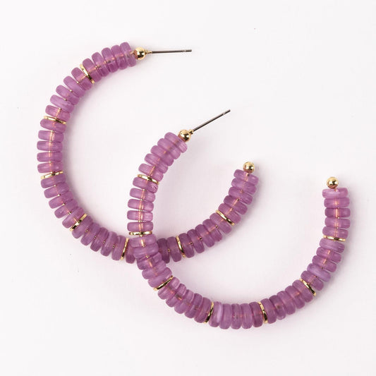 Olivia Earrings | Orchid