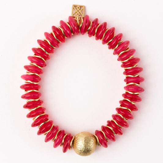 Chloe Bracelet | Hot Pink